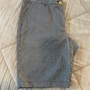 Striped Black and White Women's Short